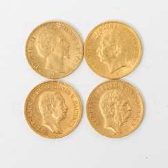 Empire /GOLD with Saxony, Baden, and Bavaria. Empire /GOLD with Saxony, Baden, and Bavaria.