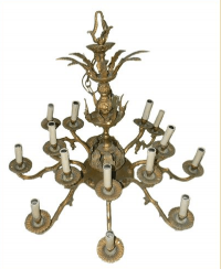 Bronze chandelier. Spain Bronze chandelier. Spain