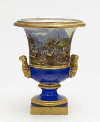 Crater vase. Nymphenburg, around 1830/1840, model by Friedrich von Gärtner Crater vase. Nymphenburg, around 1830/1840, model by Friedrich von Gärtner