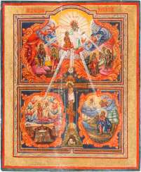 MONUMENTAL AND RARE ICON OF 'THE ONLY-BEGOTTEN SON, THE WORD OF GOD' MONUMENTAL AND RARE ICON OF 'THE ONLY-BEGOTTEN SON, THE WORD OF GOD'