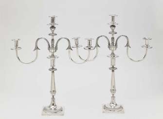 A Pair of girandoles, three burner. Berlin, 1810 A Pair of girandoles, three burner. Berlin, 1810