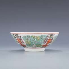 Qing Dynasty Pastel painting Chinese cabbage Big bowl Qing Dynasty Pastel painting Chinese cabbage Big bowl