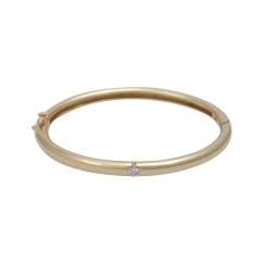 Bangle with diamonds approx 0,21 ct, Bangle with diamonds approx 0,21 ct,