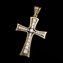 Cross pendant with diamonds Cross pendant with diamonds