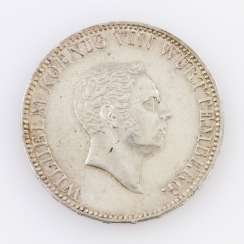 Württemberg - double Gulden of 1824, without P. B., W under the coat-of-arms without a point, Württemberg - double Gulden of 1824, without P. B., W under the coat-of-arms without a point,