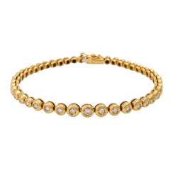Bracelet with diamonds totaling approx. 2.5 ct Bracelet with diamonds totaling approx. 2.5 ct