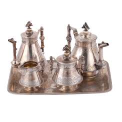 Tea set of 5 items in Tea set of 5 items in