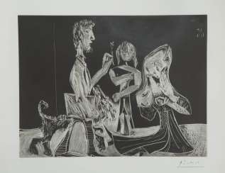 PABLO PICASSO 1881 Málaga - 1973 Mougins LEAF 101 FROM THE SERIES '156 GRAVURES' PABLO PICASSO 1881 Málaga - 1973 Mougins LEAF 101 FROM THE SERIES '156 GRAVURES'