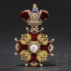 St. Stanislaus-Orden, Cross Of The 2. Class with crown, Russia, dated 1864 St. Stanislaus-Orden, Cross Of The 2. Class with crown, Russia, dated 1864