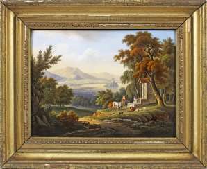 Porcelain painting Porcelain painting