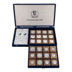 Olympic games - Box of 24 coins, Olympic games - Box of 24 coins,