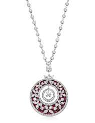 GRAFF RUBY AND DIAMOND 'BUTTERFLY' NECKLACE GRAFF RUBY AND DIAMOND 'BUTTERFLY' NECKLACE