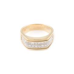 HERREN-RING MIT DIAMANTBESATZ HERREN-RING MIT DIAMANTBESATZ