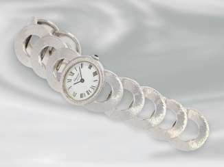 Watch: luxurious, very decorative rare vintage ladies watch by Chopard, 18K white gold Watch: luxurious, very decorative rare vintage ladies watch by Chopard, 18K white gold