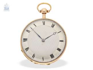 Pocket watch: fine, large French Cylinder watch with Repetition, Charles Oudin, Elève de Breguet, 52 Palais Royal, Paris, No. 5101, CA. 1815 Pocket watch: fine, large French Cylinder watch with Repetition, Charles Oudin, Elève de Breguet, 52 Palais Royal, Paris, No. 5101, CA. 1815