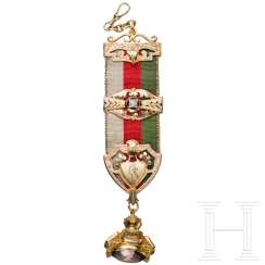 Fine Chatelaine / Bierzipfel with monogram, German, dated 1930 Fine Chatelaine / Bierzipfel with monogram, German, dated 1930