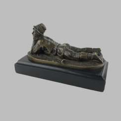 Bronze "Shepherd Boy". Lancer. Russia, late 19th century Bronze "Shepherd Boy". Lancer. Russia, late 19th century