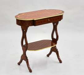 Marquetry table Marquetry table