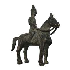 bronze "Horseman". Tibet bronze "Horseman". Tibet