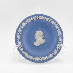 Jewelry plate "Shakespeare". Wedgwood, England, biscuit china, handmade, 1950-1969 Jewelry plate "Shakespeare". Wedgwood, England, biscuit china, handmade, 1950-1969