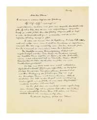 'Feeling our way': a densely scientific letter, including an equation 'Feeling our way': a densely scientific letter, including an equation
