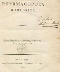 Pharmacopoea Borussica. Pharmacopoea Borussica.