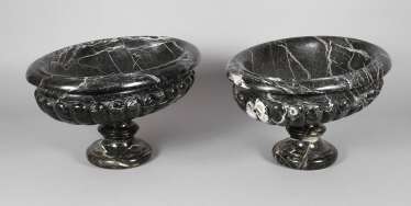 Pair Of Marble Bowls Pair Of Marble Bowls