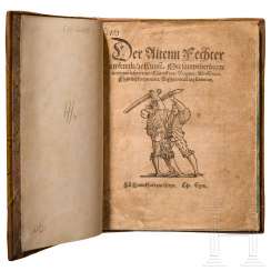 Christian Egenolff, "The old fencer, starting art", Frankfurt / M., Around 1530 Christian Egenolff, "The old fencer, starting art", Frankfurt / M., Around 1530