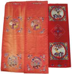 Collection rouge Textile avec Broderie Collection rouge Textile avec Broderie