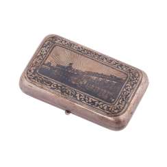 Russian silver cigarette case Russian silver cigarette case