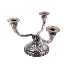 WILHELM BINDER, three flamminger chandelier, 20. Century WILHELM BINDER, three flamminger chandelier, 20. Century