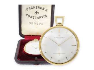 Pocket watch: very rare large Vacheron & Constantin Frackuhr with original box, Ref.6211, 50s Pocket watch: very rare large Vacheron & Constantin Frackuhr with original box, Ref.6211, 50s