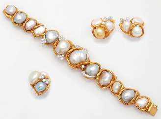 Pearl-Parure of Julia Plana from the 70s Pearl-Parure of Julia Plana from the 70s