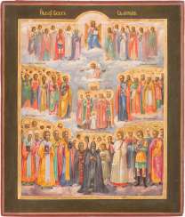 RARE ICON OF 'ALL SAINTS' RARE ICON OF 'ALL SAINTS'