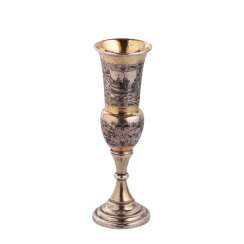Russian glass flute Russian glass flute