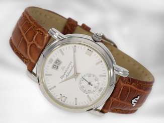 Armbanduhr: edle Herrenuhr in Edelstahl, Maurice Lacroix Ref. 58789 Armbanduhr: edle Herrenuhr in Edelstahl, Maurice Lacroix Ref. 58789