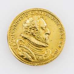 Bavaria - cast medal o. J., albert V the Magnanimous (1550-1579), unsigned, Bavaria - cast medal o. J., albert V the Magnanimous (1550-1579), unsigned,