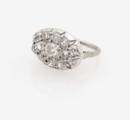 Ring with old European cut diamonds Ring with old European cut diamonds