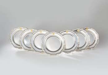 6 Silver Square Plate 6 Silver Square Plate
