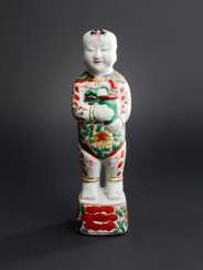 SMILING BOY WITH LOTUS FLOWER, PROBABLY FROM THE COLLECTION OF AUGUST THE STRONG SMILING BOY WITH LOTUS FLOWER, PROBABLY FROM THE COLLECTION OF AUGUST THE STRONG