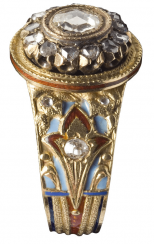 Ring in the enamel of the 1880-ies. Ring in the enamel of the 1880-ies.