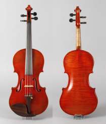 Violin J. G. Lippold in the case Violin J. G. Lippold in the case