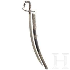 Silver-mounted shamshir, Balkan Turkish, 19th century Silver-mounted shamshir, Balkan Turkish, 19th century