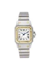 CARTIER SANTOS GALBEE: Orologio da polso da donna acciaio e oro CARTIER SANTOS GALBEE: Orologio da polso da donna acciaio e oro