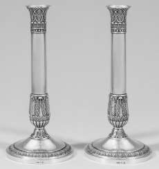 Pair Of Biedermeier Candelabra Pair Of Biedermeier Candelabra