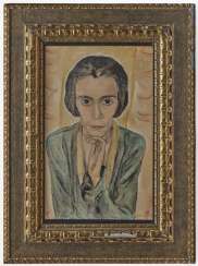 Karl Hauk - Portrait of a lady. 1924 Karl Hauk - Portrait of a lady. 1924