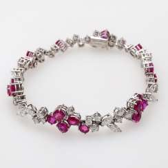 JACOBI jewel bracelet with rubies, JACOBI jewel bracelet with rubies,