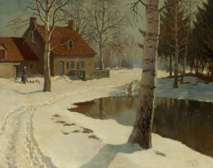 Dorf im Schnee Dorf im Schnee