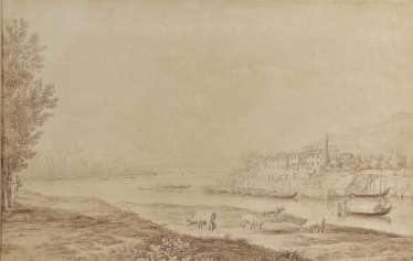 Jakob Philipp Hackert - View of Limite sull'Arno Jakob Philipp Hackert - View of Limite sull'Arno