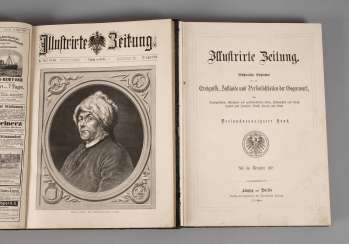 Deux Volumes Illustrirte Zeitung 1889/1890 Deux Volumes Illustrirte Zeitung 1889/1890